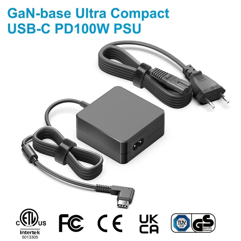100 W GaN Square PD USB-C toiteadapter