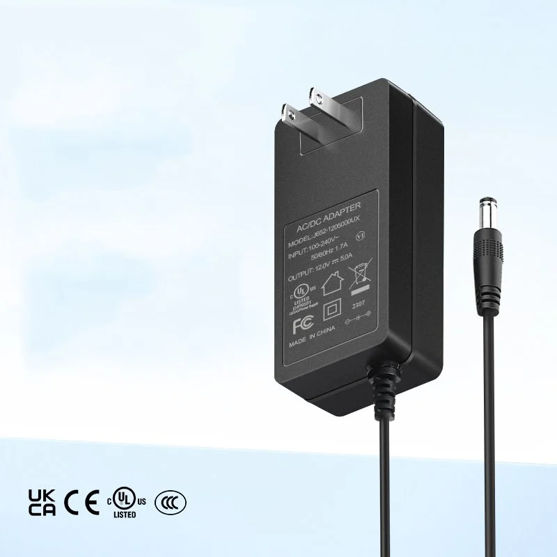12V 5A seinakinnitusega toiteadapter
