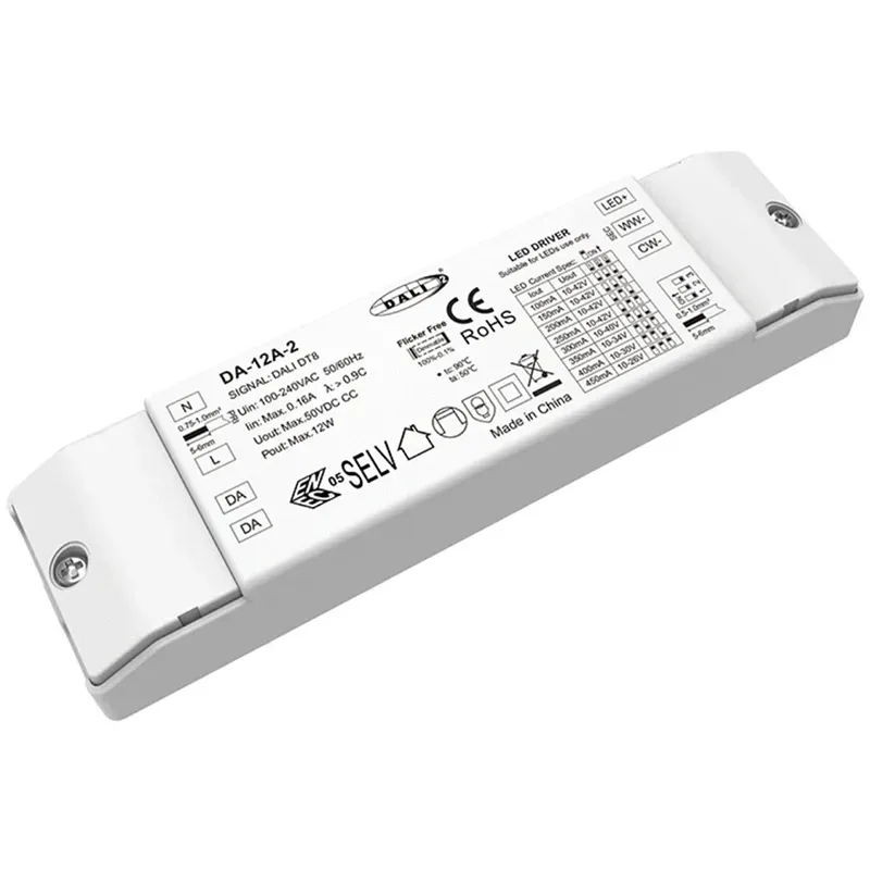 12W DALI CW WW CCT hämardatav LED-draiver