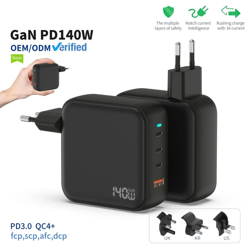 140W GaN PD laadija