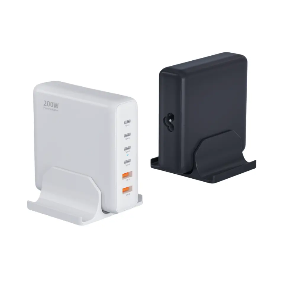 200 W lauaarvuti PD laadija 6 tüüpi C pordiga