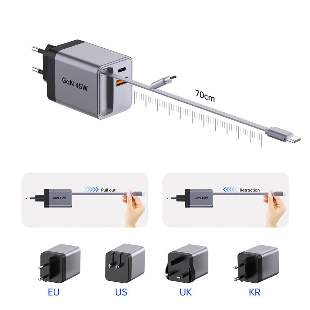 Uus lemmik kiirlaadimiseks: sissetõmmatav kiirlaadimine