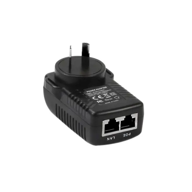 24 V 1A POE seinaadapter, kahe pordiga POE pihusti