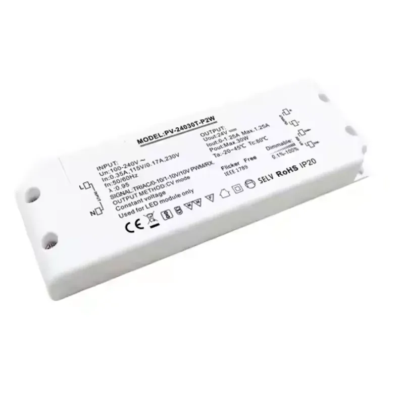 30 W konstantse pingega triac hämardava LED-draiver