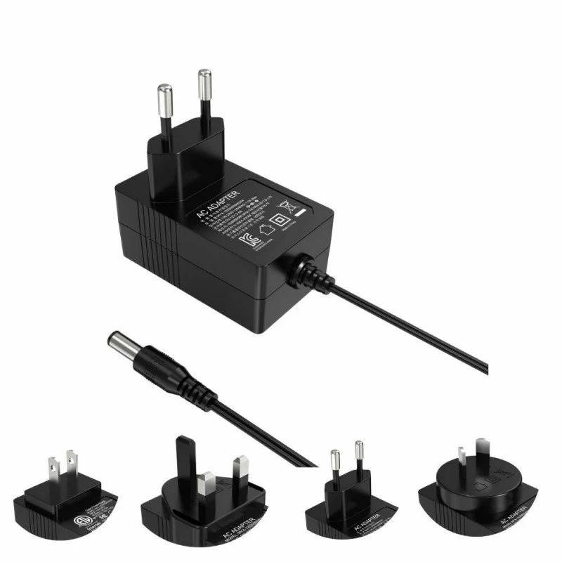 36 W 12 V India seinale kinnitatav toiteadapter