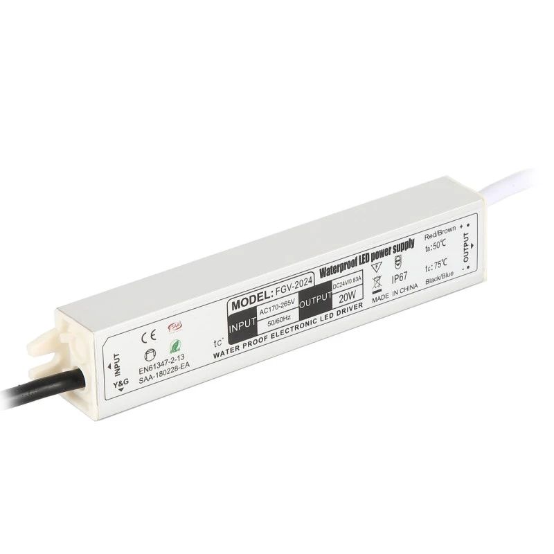 IP67 veekindel LED-draiveri alumiiniumist lülitustoiteallikas